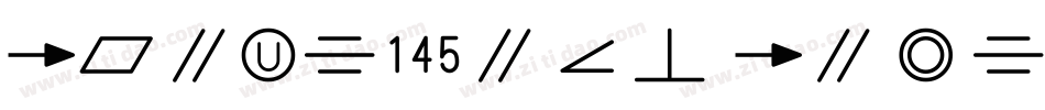 zihun145hao zhengkuxuehuahei字体转换